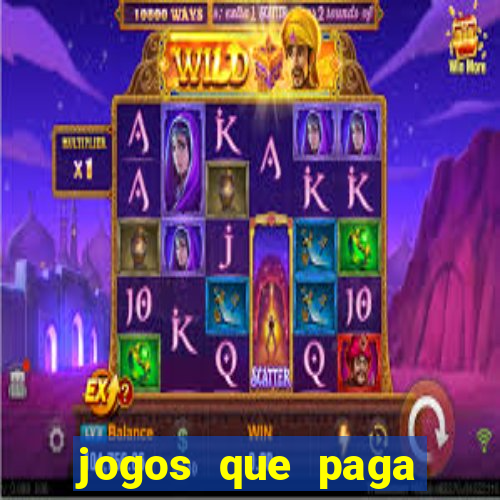 jogos que paga dinheiro de verdade no pix